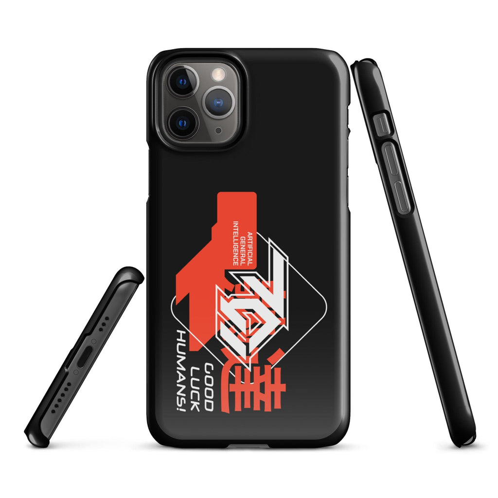Artificial General Intelligence - Good Luck Humans! Snap case for iPhone® Embattled Clothing iPhone 11 Pro 
