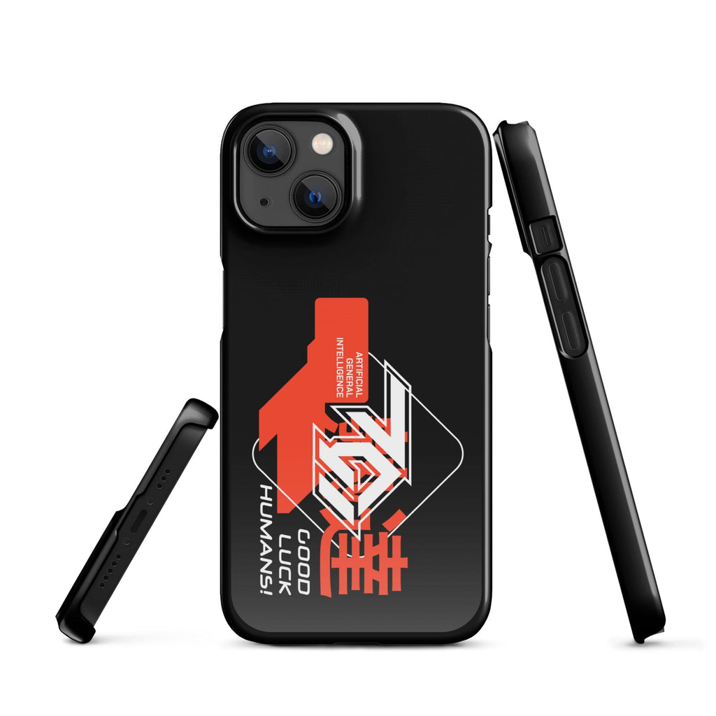 Artificial General Intelligence - Good Luck Humans! Snap case for iPhone® Embattled Clothing iPhone 13 