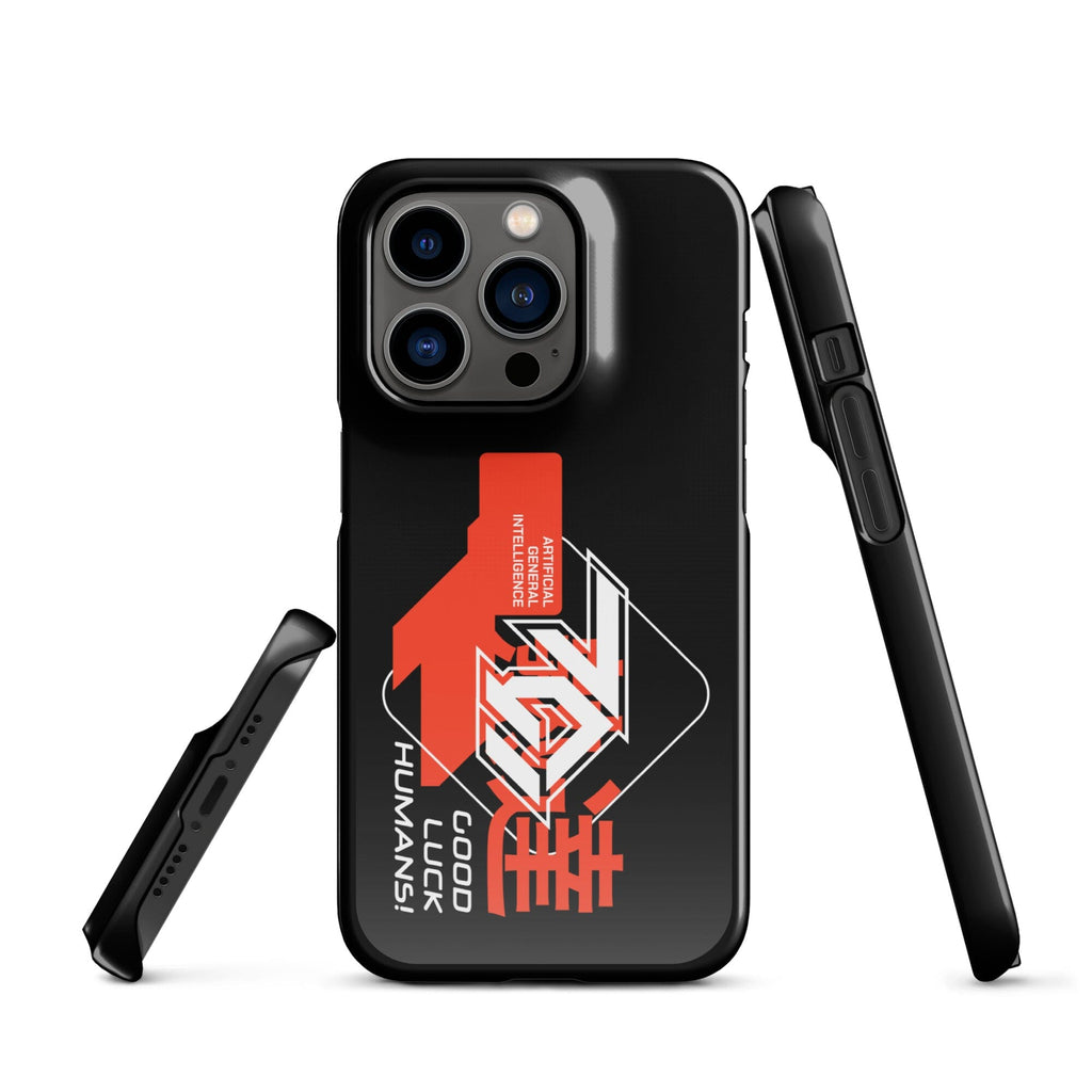 Artificial General Intelligence - Good Luck Humans! Snap case for iPhone® Embattled Clothing iPhone 14 Pro 