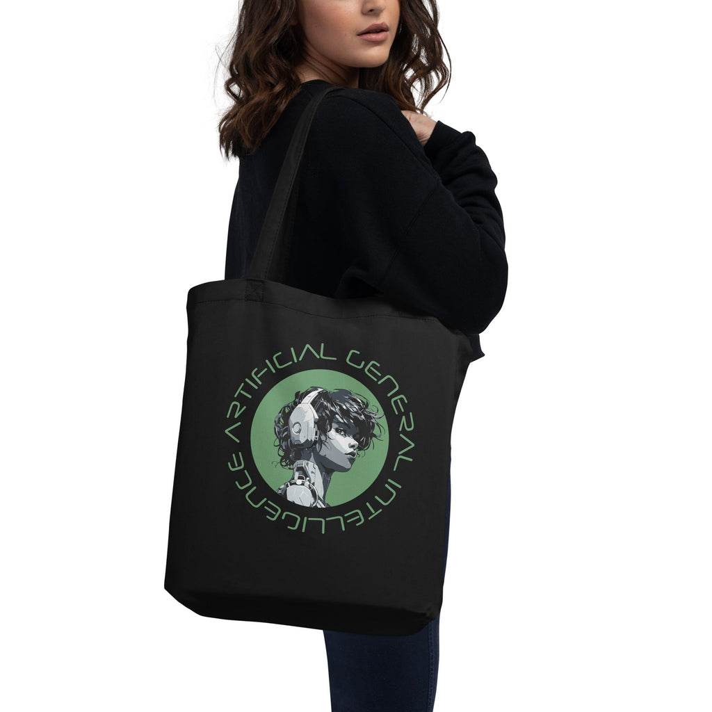 ARTIFICIAL GENERAL INTELLIGENCE NET5 Eco Tote Bag Embattled Clothing 