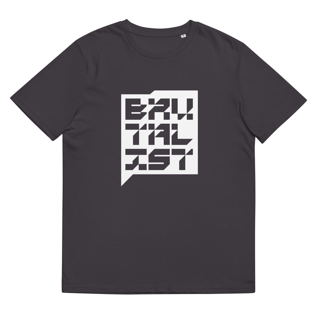 BRUTALIST FORCE organic cotton t-shirt Embattled Clothing Anthracite S 