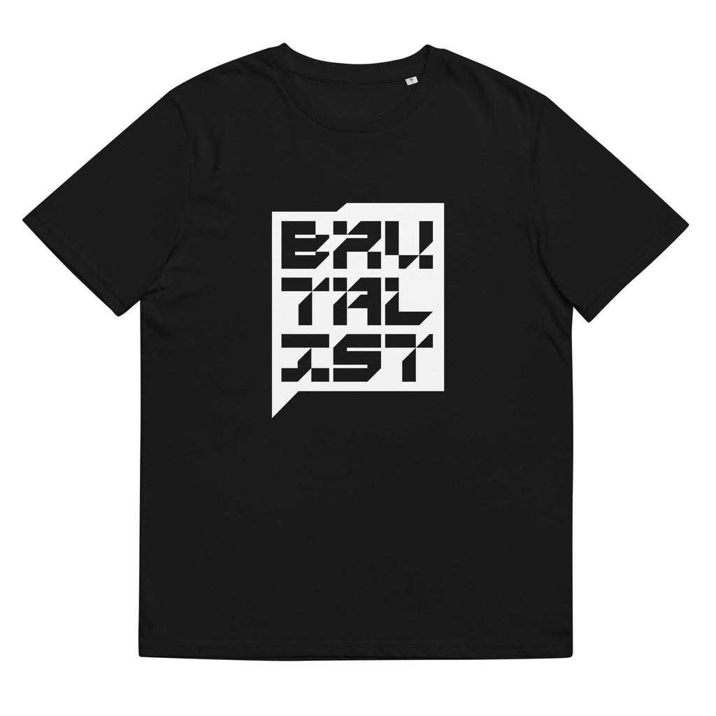 BRUTALIST FORCE organic cotton t-shirt Embattled Clothing Black S 