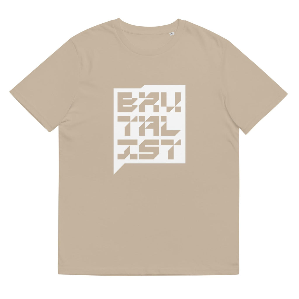 BRUTALIST FORCE organic cotton t-shirt Embattled Clothing Desert Dust S 