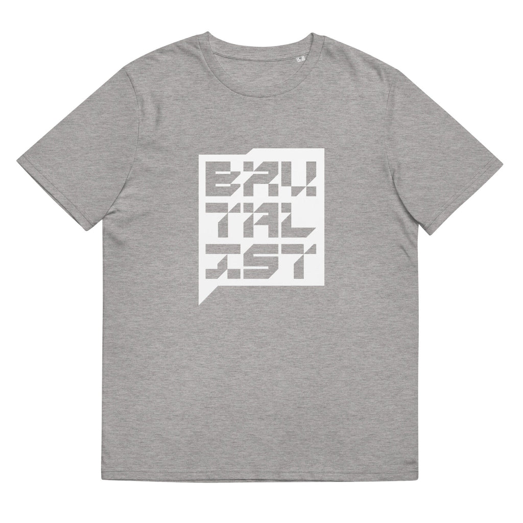 BRUTALIST FORCE organic cotton t-shirt Embattled Clothing Heather Grey S 