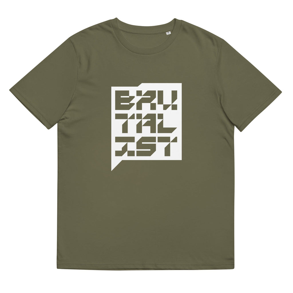 BRUTALIST FORCE organic cotton t-shirt Embattled Clothing Khaki S 