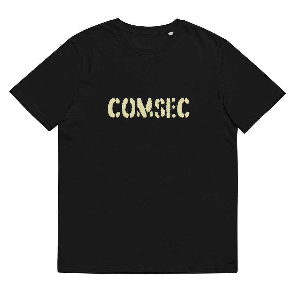 Communications Security - CODE 7 organic cotton t-shirt Embattled Clothing Black S 