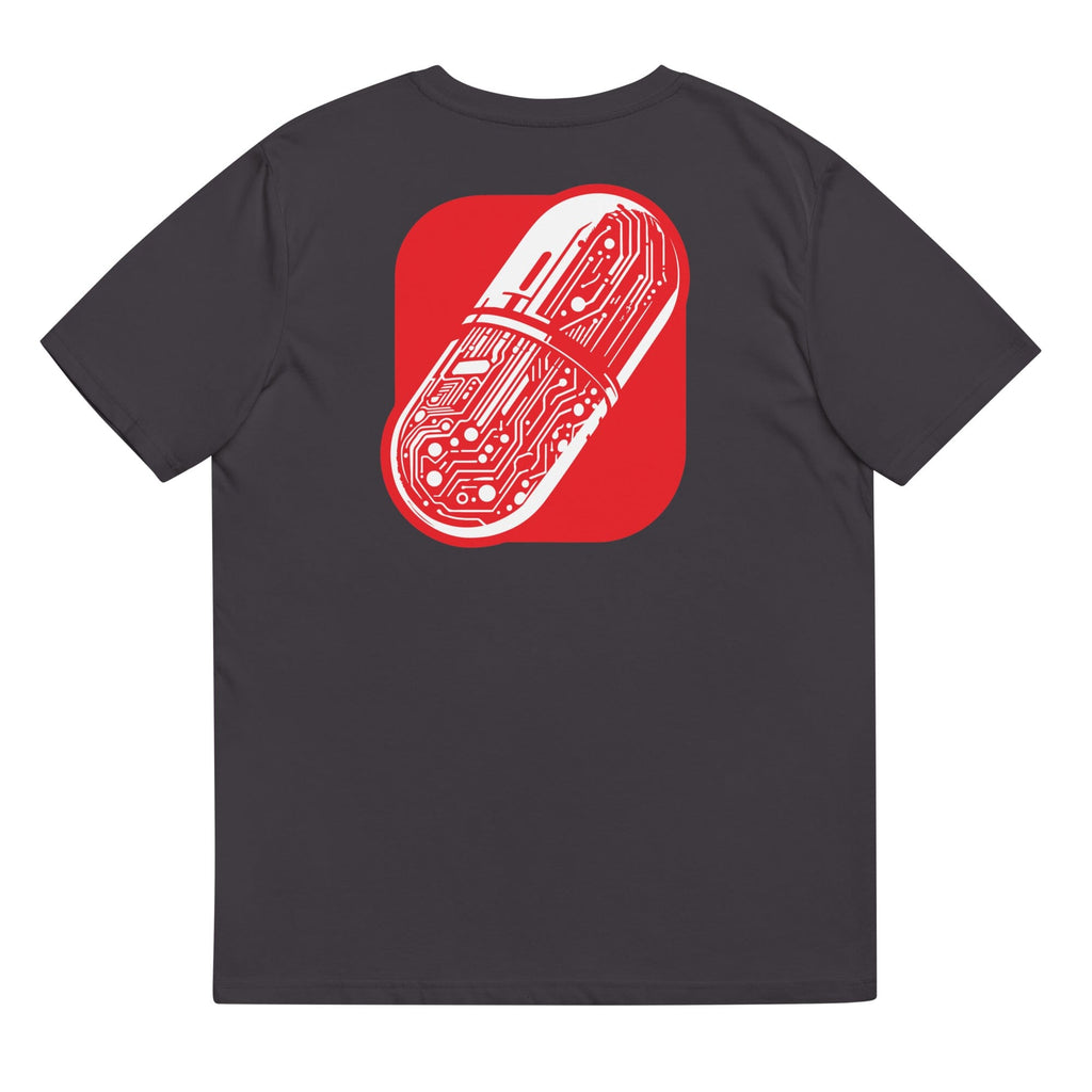 CYBERNETIC RED-PILL organic cotton t-shirt Embattled Clothing 