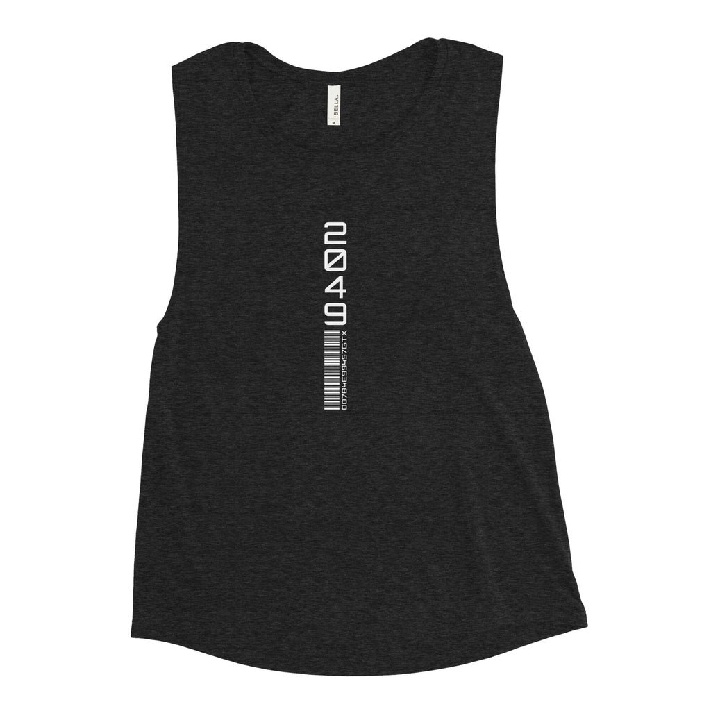 DECODED TYPE 4.0 Ladies’ Muscle Tank Embattled Clothing Black Heather S 