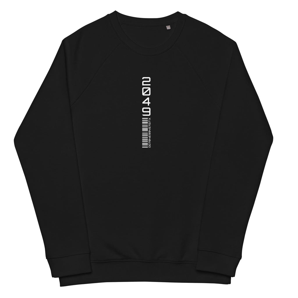 DECODED TYPE 4.0 organic raglan sweatshirt Embattled Clothing Black XS 