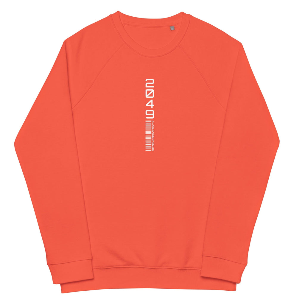 DECODED TYPE 4.0 organic raglan sweatshirt Embattled Clothing Burnt Orange XS 
