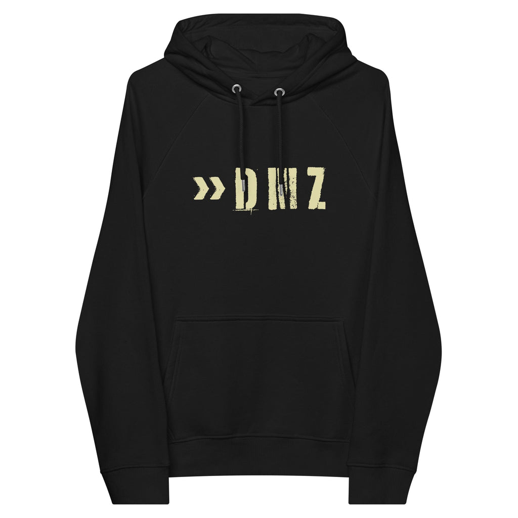 Demilitarized Zone 2049 eco raglan hoodie Embattled Clothing Black XS 