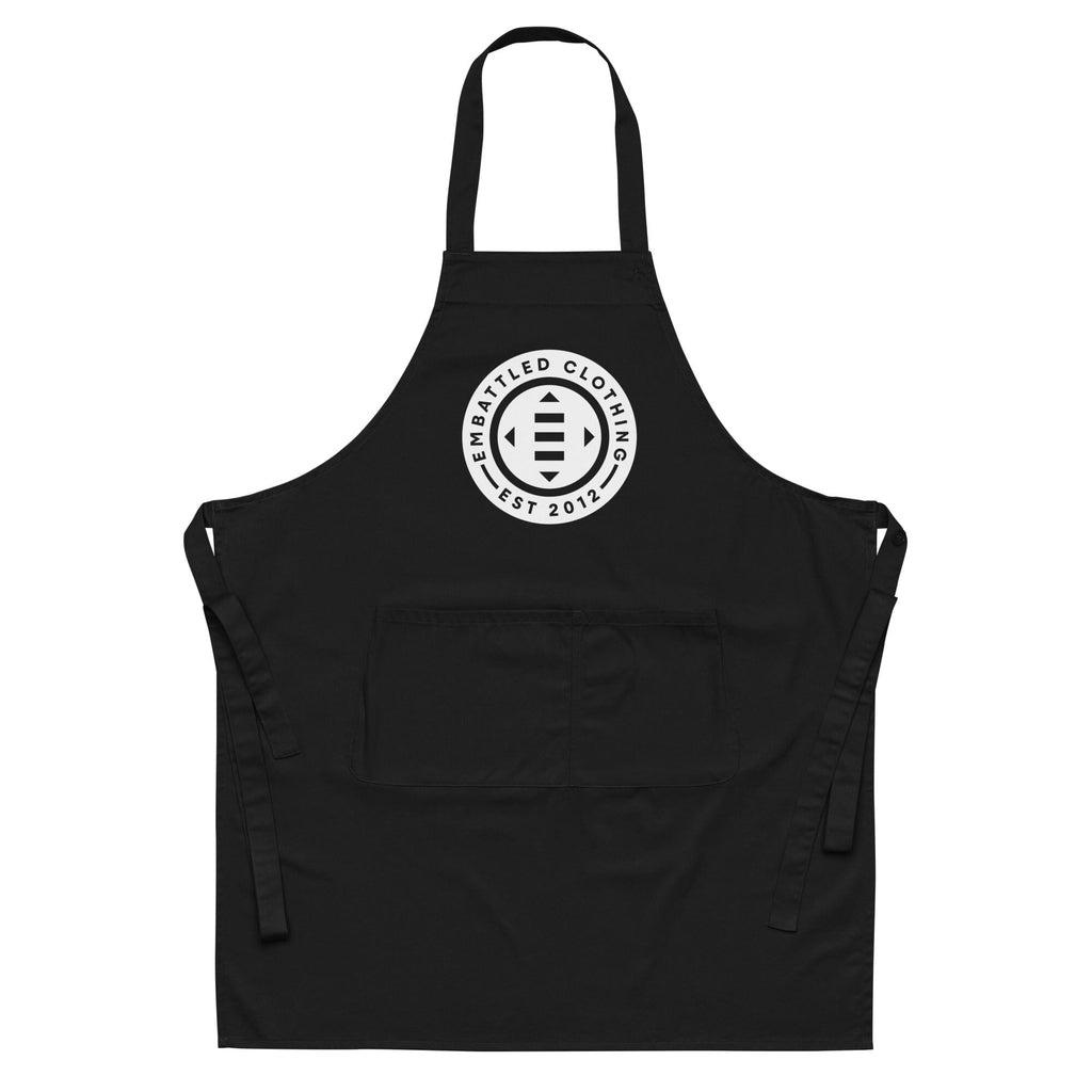 EC Gastronomy Study Organic cotton apron Embattled Clothing Black 
