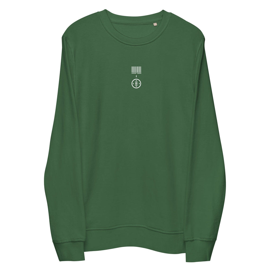 EC ICON CODE organic sweatshirt Embattled Clothing Bottle Green S 