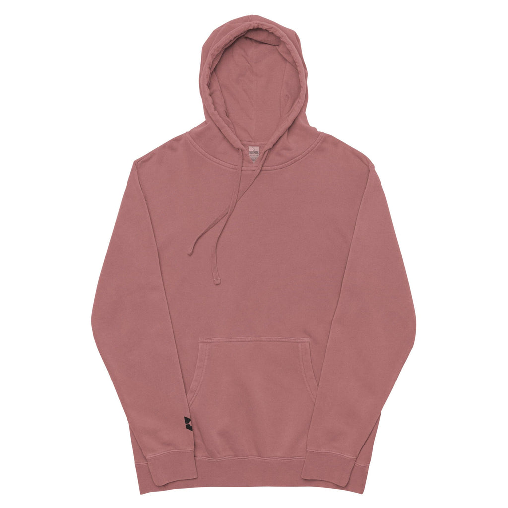 ELITE FORCES ICON pigment-dyed hoodie Embattled Clothing Pigment Maroon S 