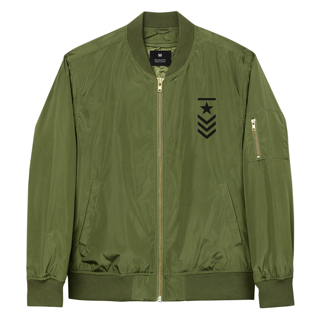 ELITE INSIGNIA Premium recycled bomber jacket Embattled Clothing XS 