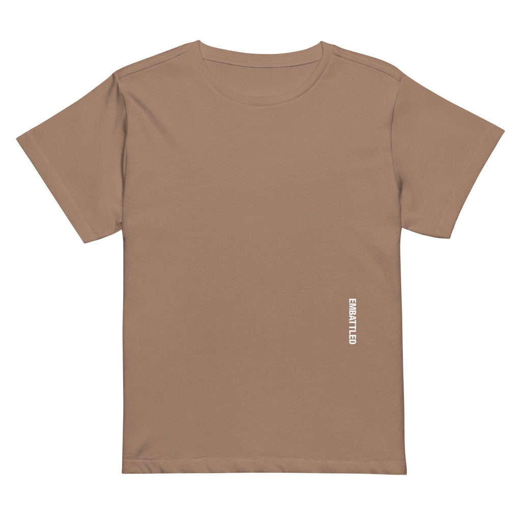 EMBATTLED TYPE 5600 Women’s high-waisted t-shirt Embattled Clothing Latte S 