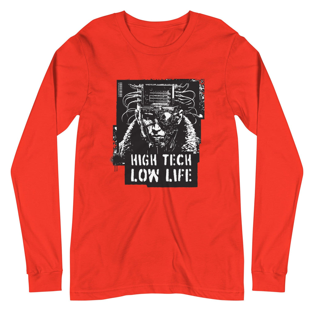 High Tech - Low Life Long Sleeve Tee Embattled Clothing Poppy XS 