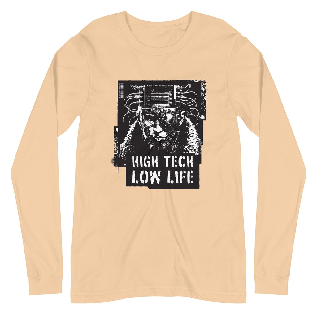 High Tech - Low Life Long Sleeve Tee Embattled Clothing Sand Dune XS 