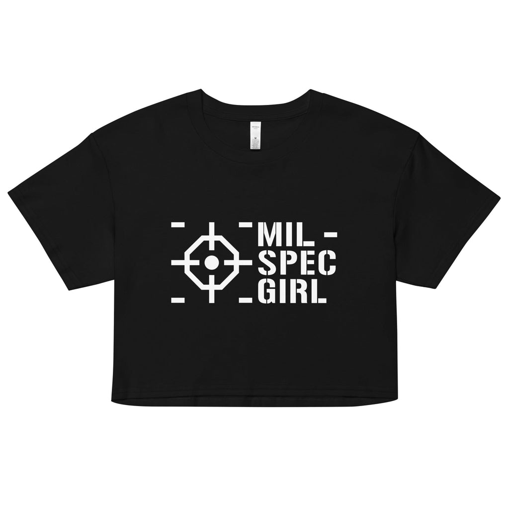 MIL-SPEC GIRL Women’s crop top Embattled Clothing Black XS 