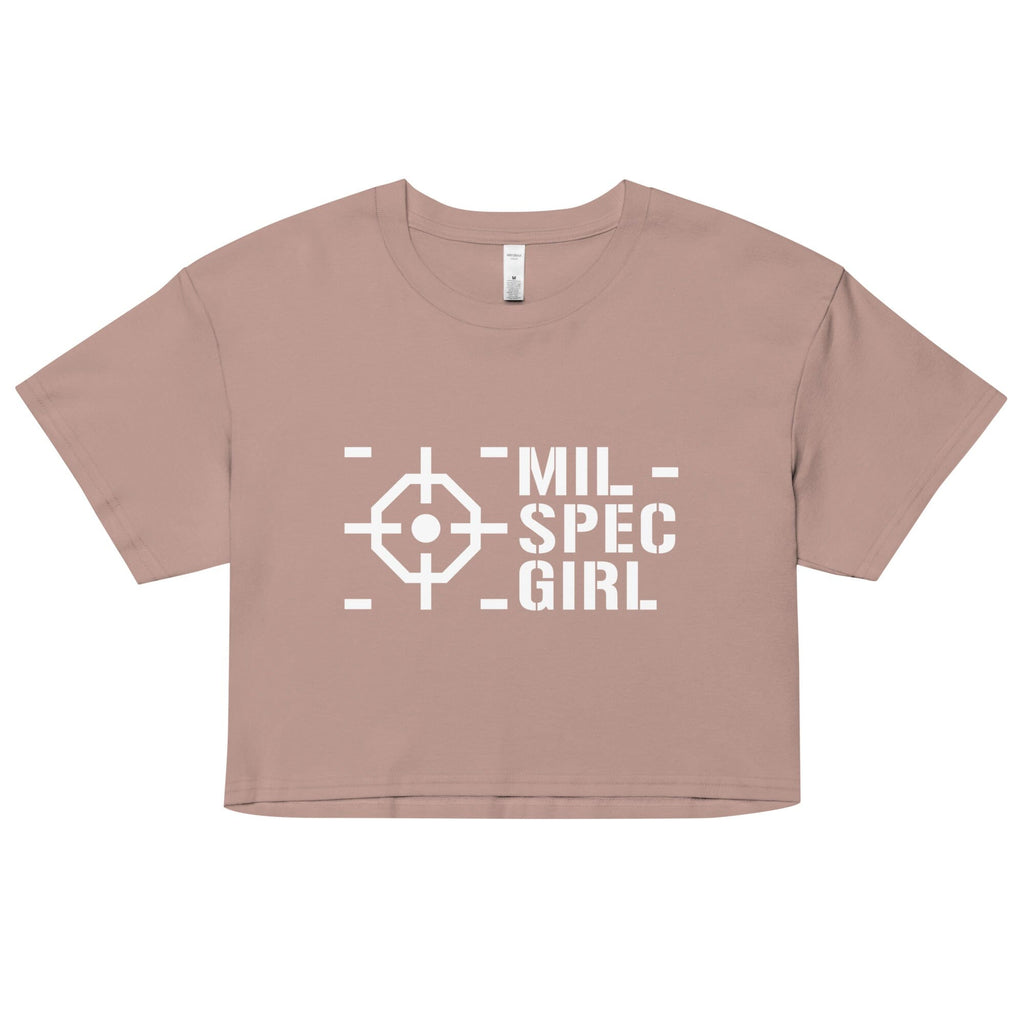MIL-SPEC GIRL Women’s crop top Embattled Clothing Hazy Pink XS 