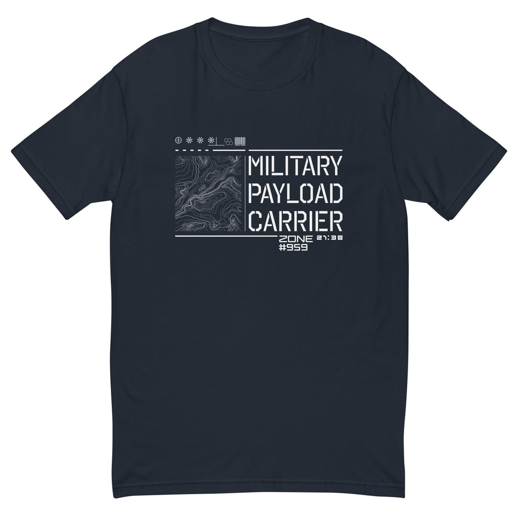 MILITARY PAYLOAD CARRIER Short Sleeve T-shirt Embattled Clothing Midnight Navy XS 