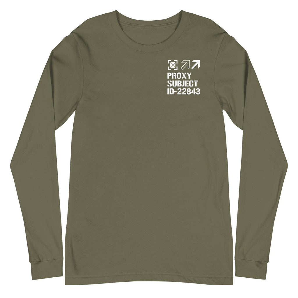 Military Subject ID-22843 Long Sleeve Tee Embattled Clothing Military Green XS 