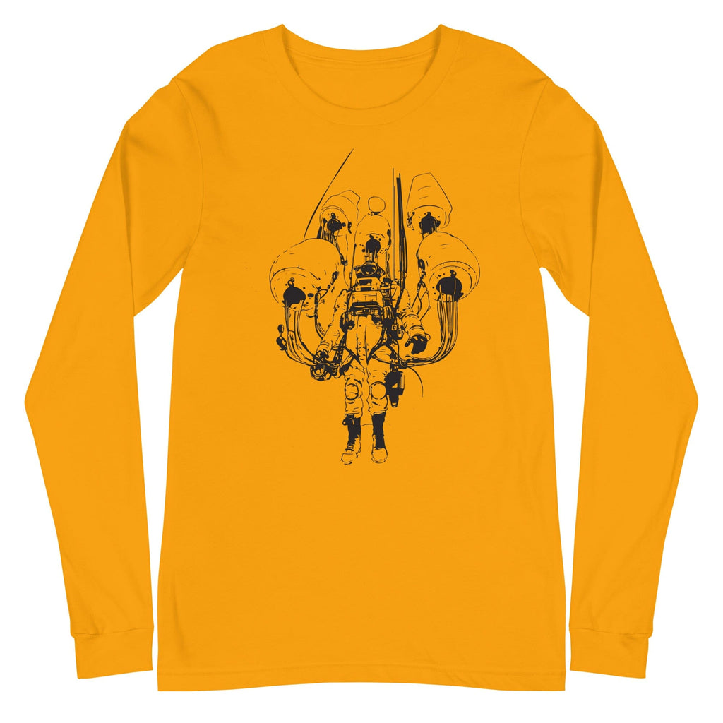 MILSPEC Test Subject XPC-000 Long Sleeve Tee Embattled Clothing Gold XS 