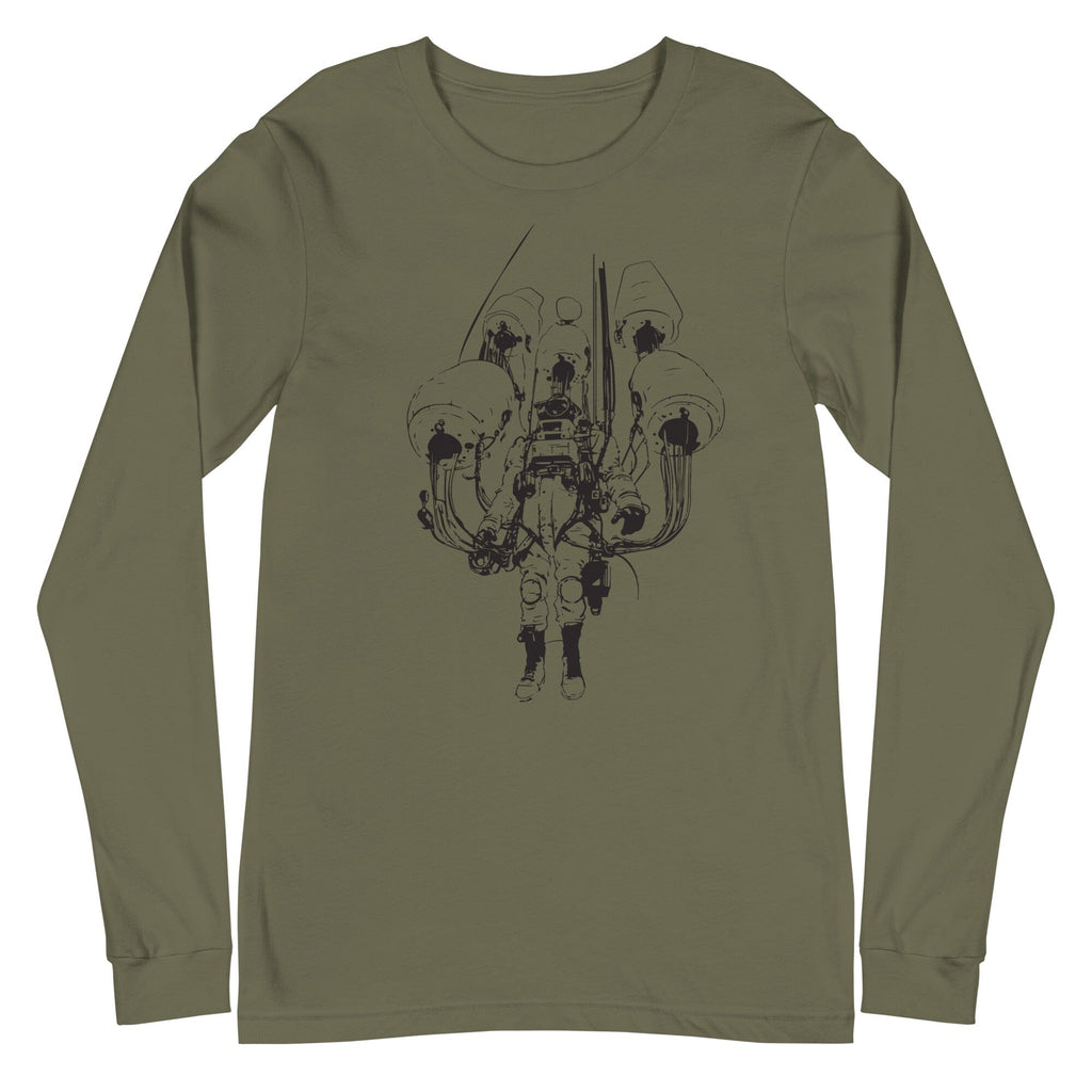 MILSPEC Test Subject XPC-000 Long Sleeve Tee Embattled Clothing Military Green XS 