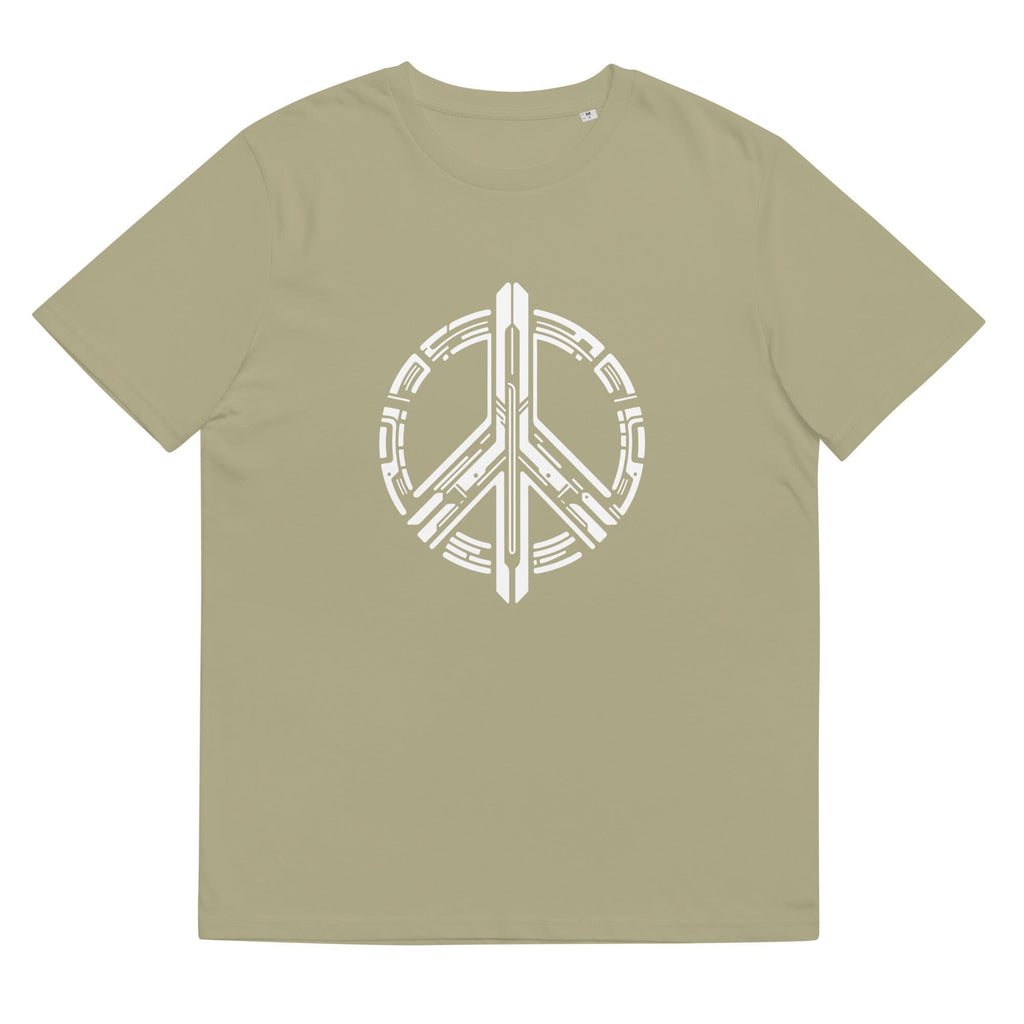 Peaceful Future Insignia organic cotton t-shirt Embattled Clothing Sage S 