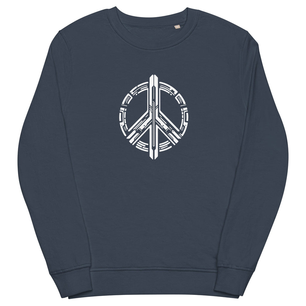 PEACEFUL FUTURE INSIGNIA organic sweatshirt Embattled Clothing French Navy S 
