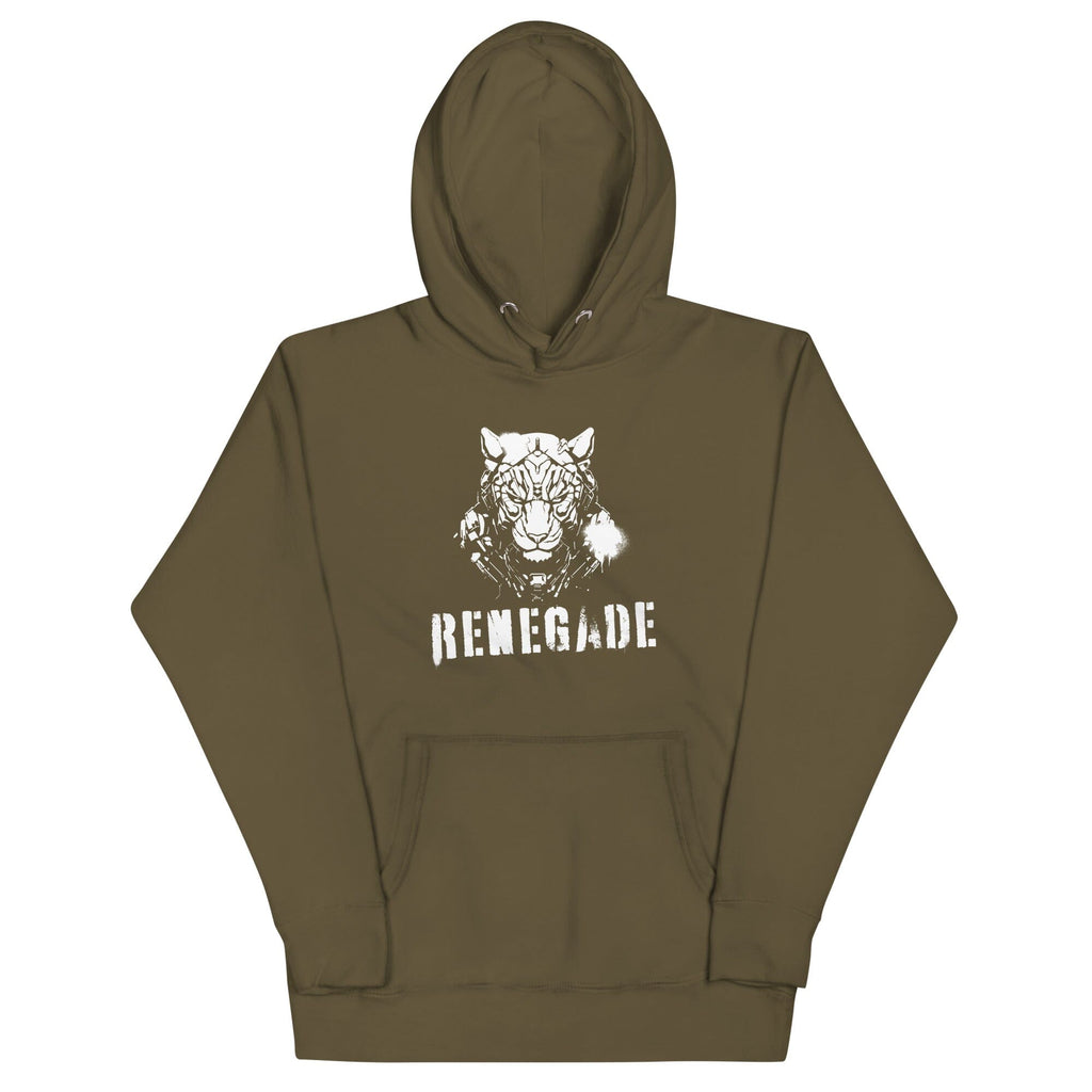 RENEGADE 2049 Hoodie Embattled Clothing Military Green S 