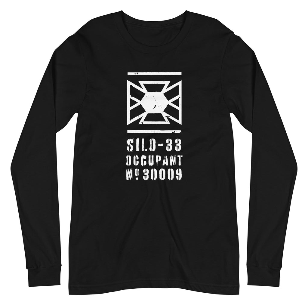 SILO-33 OCCUPANT Long Sleeve Tee Embattled Clothing Black XS 