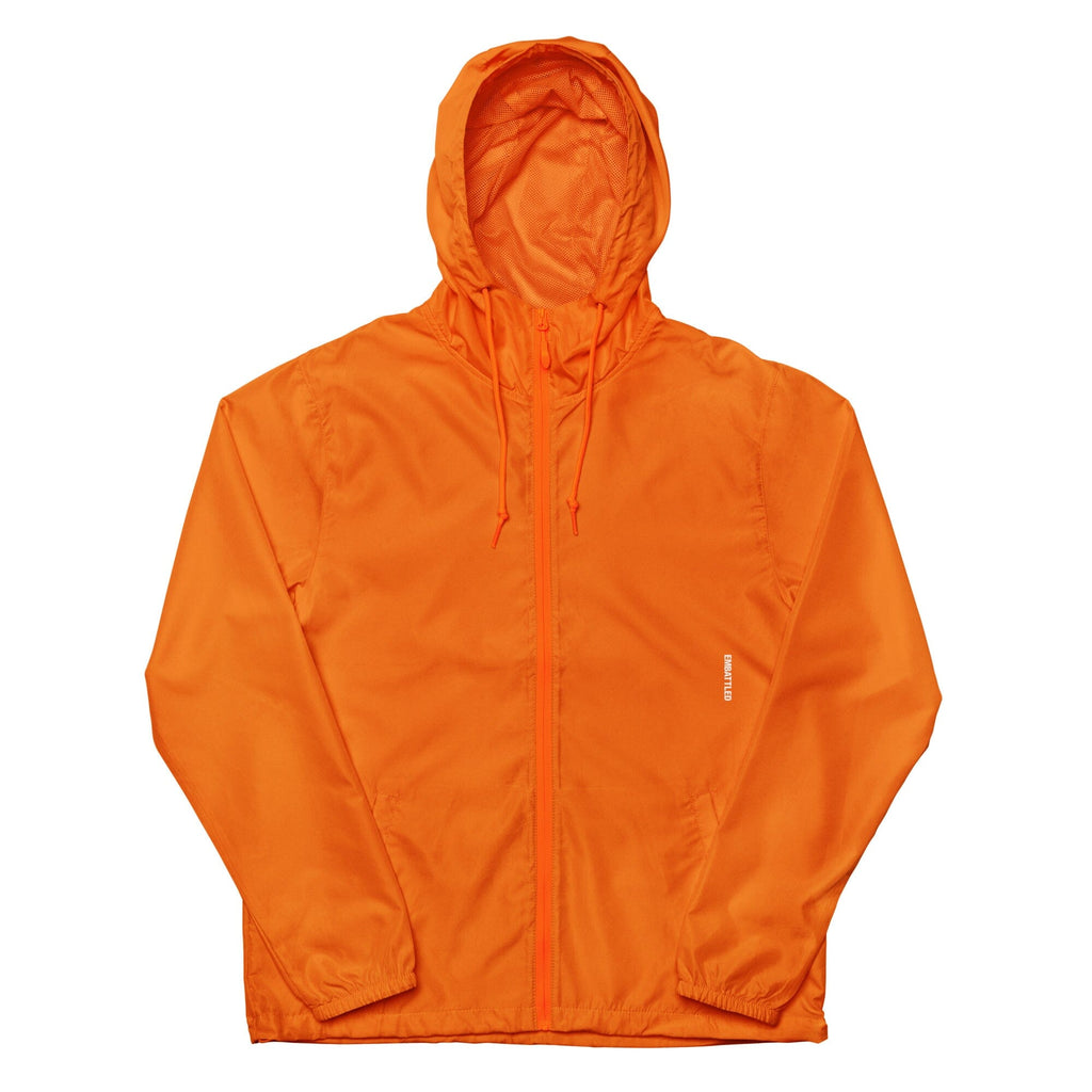 USMJ 959 Soft Shell - Lightweight Zip Up Windbreaker Embattled Clothing Safety Orange XS 
