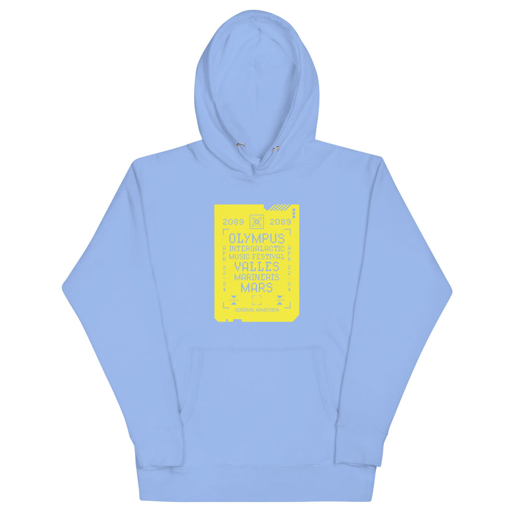 2089 OLYMPUS INTERGALACTIC MUSIC FESTIVAL (SULFURIC YELLOW) Hoodie Embattled Clothing 
