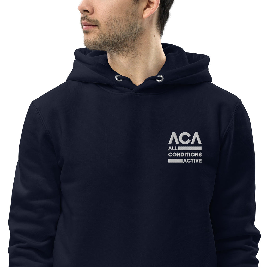 ACA All Terrain Essential Eco Hoodie Embattled Clothing French Navy S 