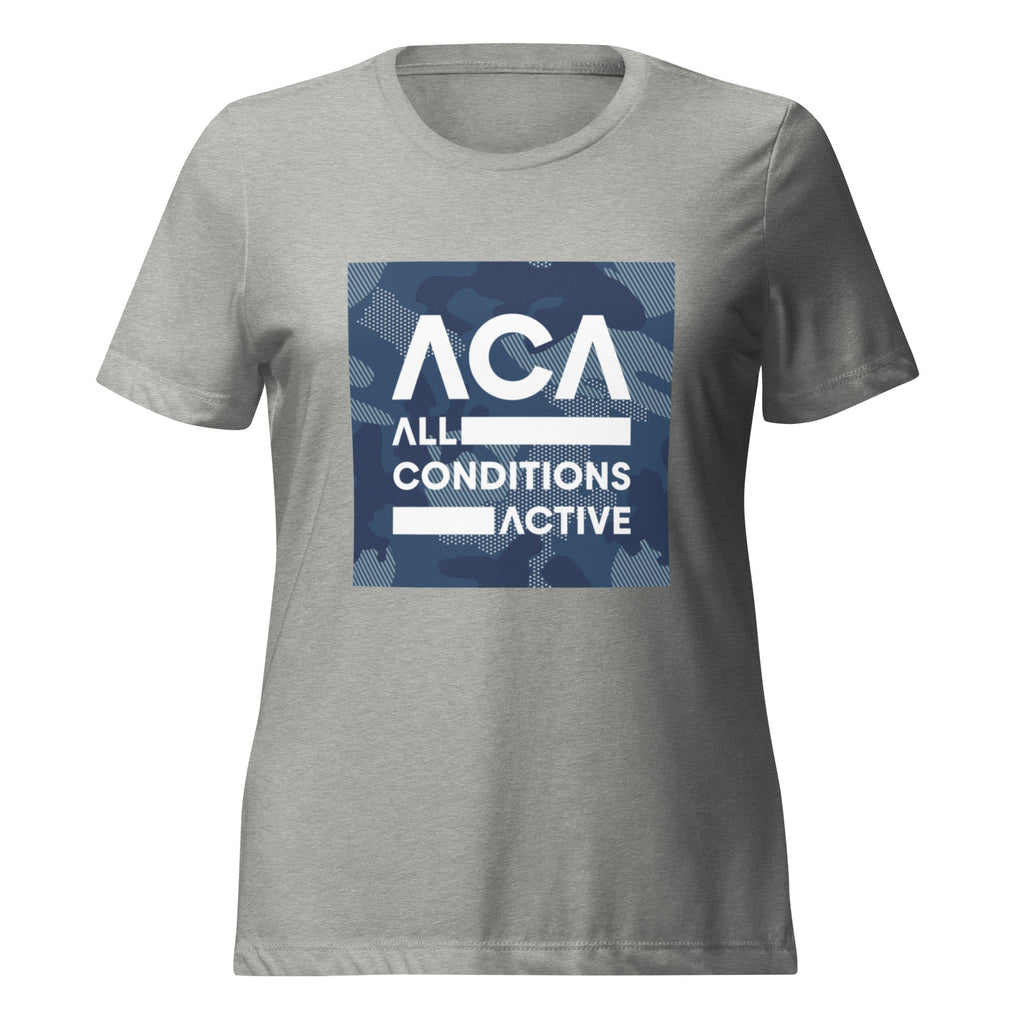 ACA Army Women’s relaxed tri-blend t-shirt Embattled Clothing Athletic Grey Triblend S 
