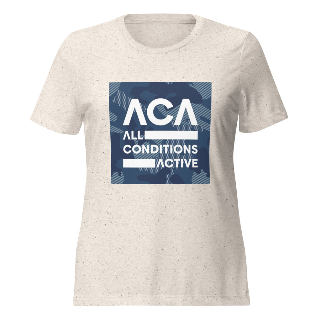 ACA Army Women’s relaxed tri-blend t-shirt Embattled Clothing Oatmeal Triblend S 