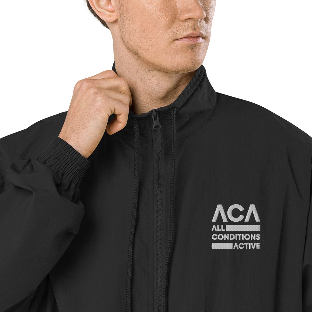 ACA Performance Flag Recycled tracksuit jacket Embattled Clothing Black XXS 