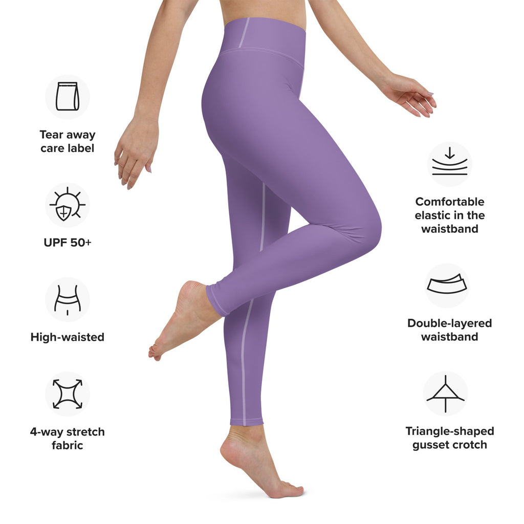 ACA - Purple Star Yoga Leggings Embattled Clothing 