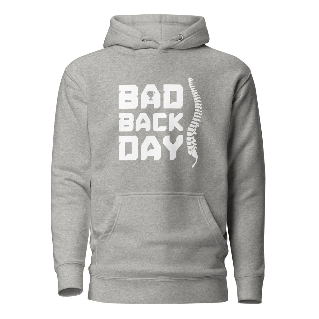 BAD BACK DAY Hoodie Embattled Clothing Carbon Grey S 