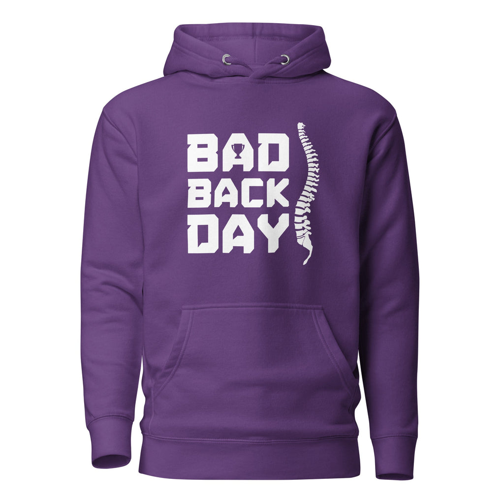 BAD BACK DAY Hoodie Embattled Clothing Purple S 