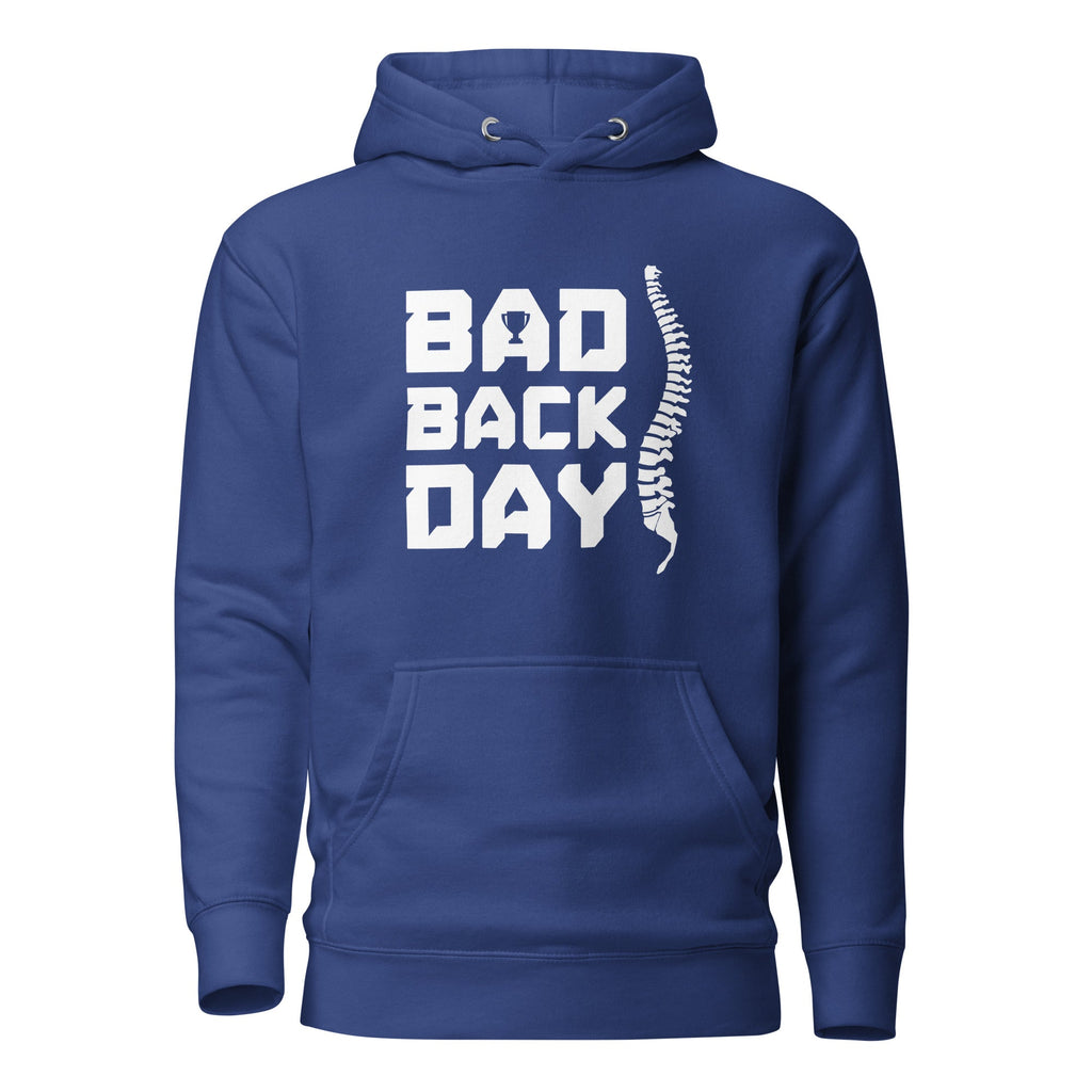 BAD BACK DAY Hoodie Embattled Clothing Team Royal S 