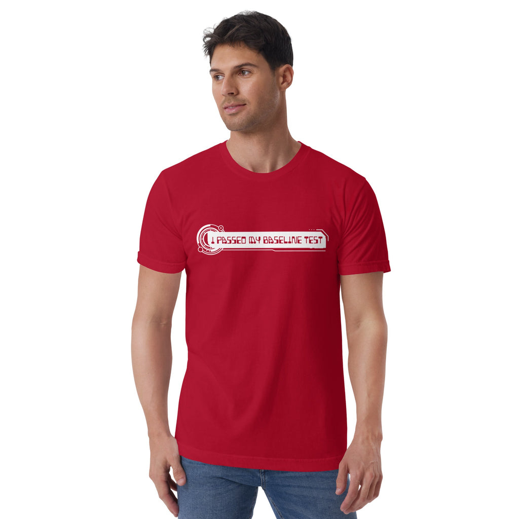 BASELINE TEST - BT-0049 Fine Jersey Cotton T-Shirt Embattled Clothing Red S 