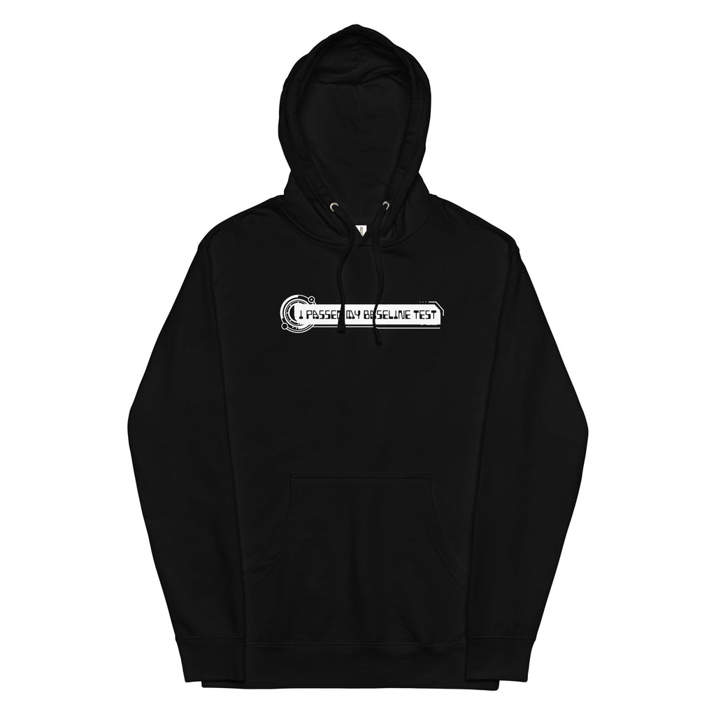 BASELINE TEST - BT-0049 midweight hoodie Embattled Clothing Black S 