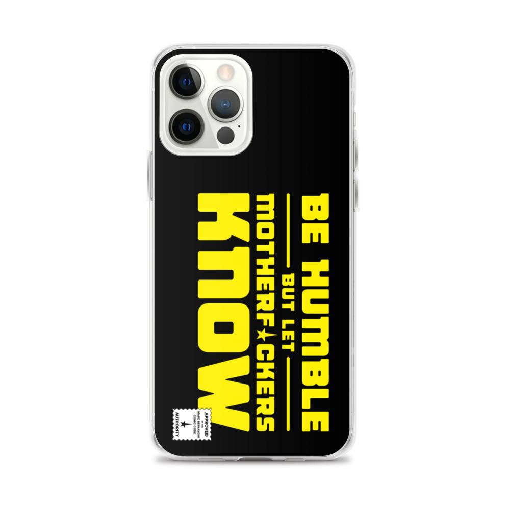 BE HUMBLE (CYBER YELLOW) iPhone Case Embattled Clothing iPhone 12 Pro Max 
