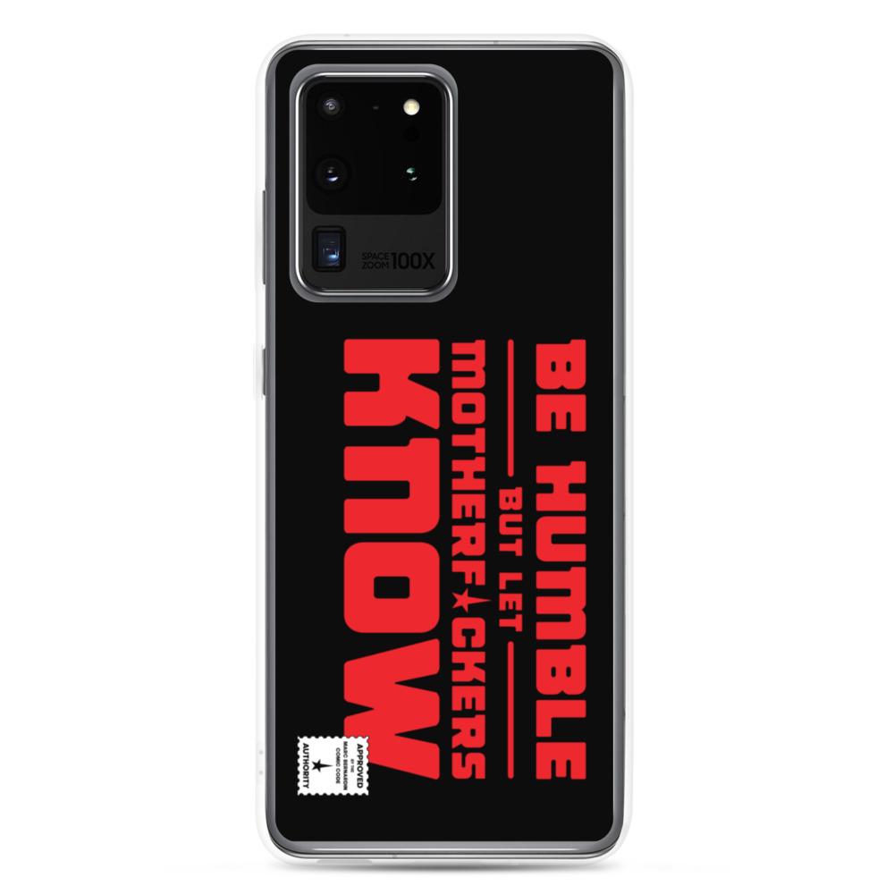 BE HUMBLE (LASER RED) Samsung Case Embattled Clothing Samsung Galaxy S20 Ultra 