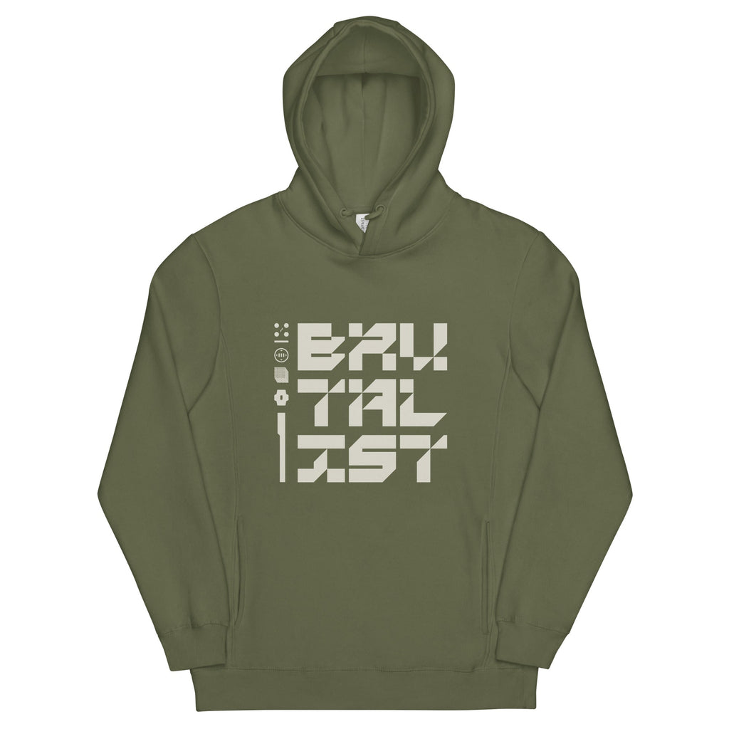 BRUTALIST ECPM-84 fashion hoodie Embattled Clothing Army S 