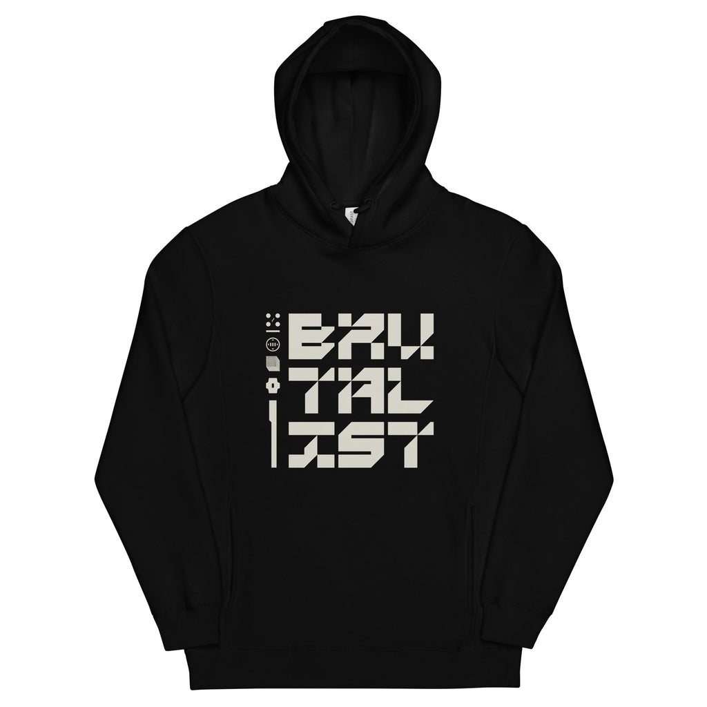 BRUTALIST ECPM-84 fashion hoodie Embattled Clothing Black S 