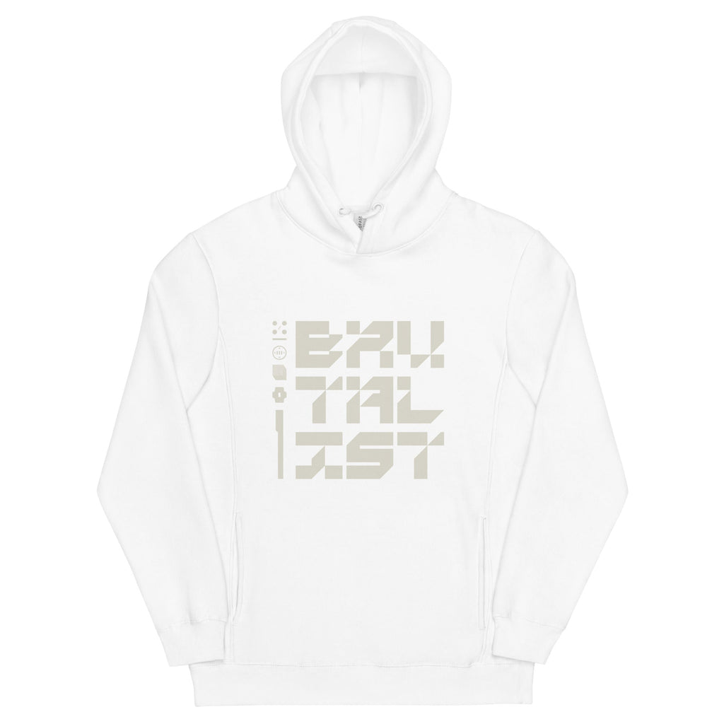 BRUTALIST ECPM-84 fashion hoodie Embattled Clothing White S 