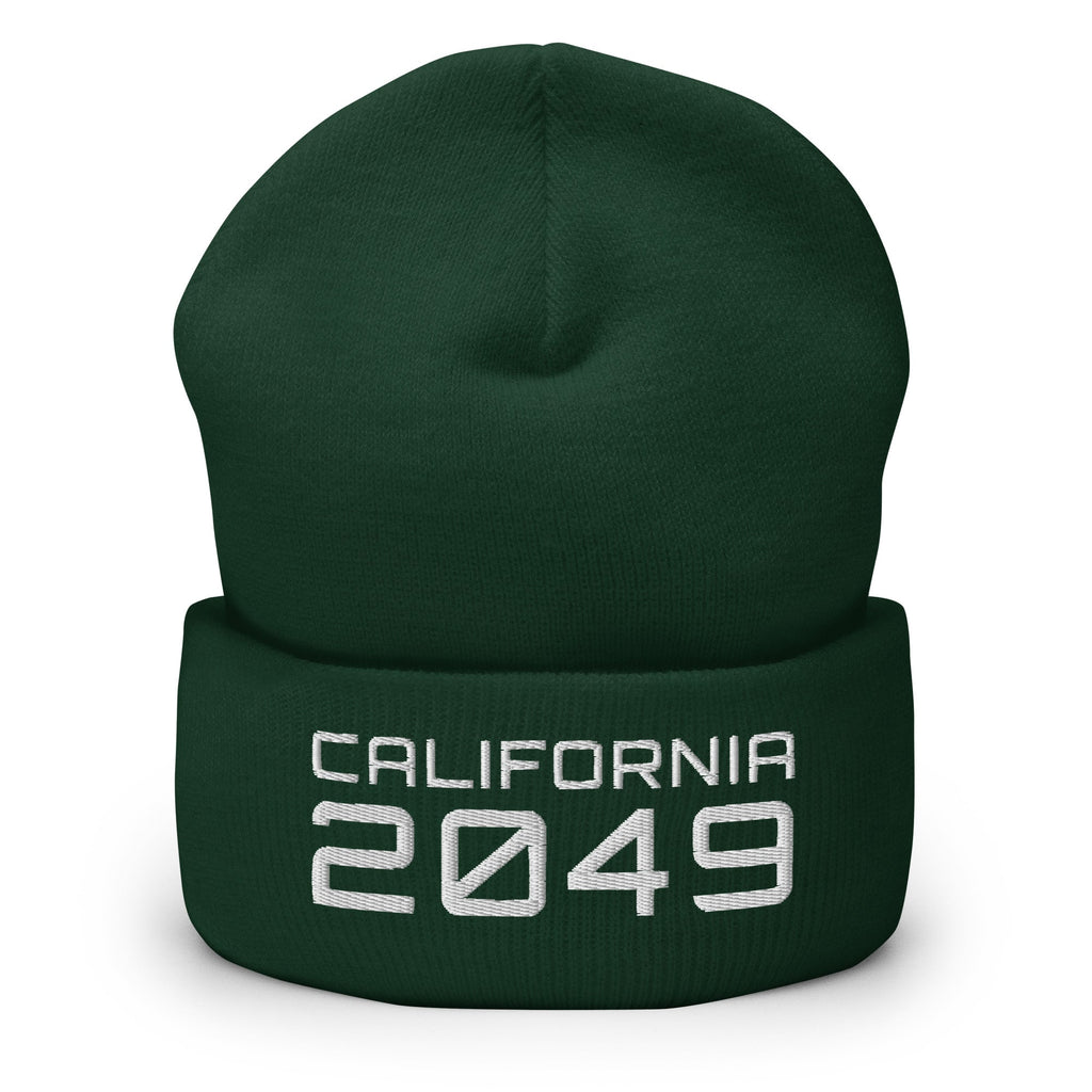 CALIFORNIA 2049 Cuffed Beanie Embattled Clothing Spruce 